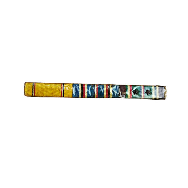 WWII US Ribbon Bar American Defense, American Campaign, European Campaign Medal 1