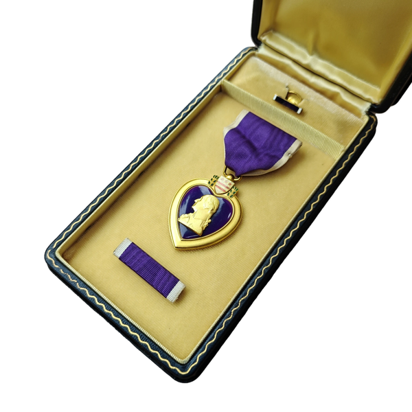 WWII US Purple Heart Medal With Box
