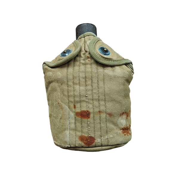 WWII US Canteen With Laundry Code