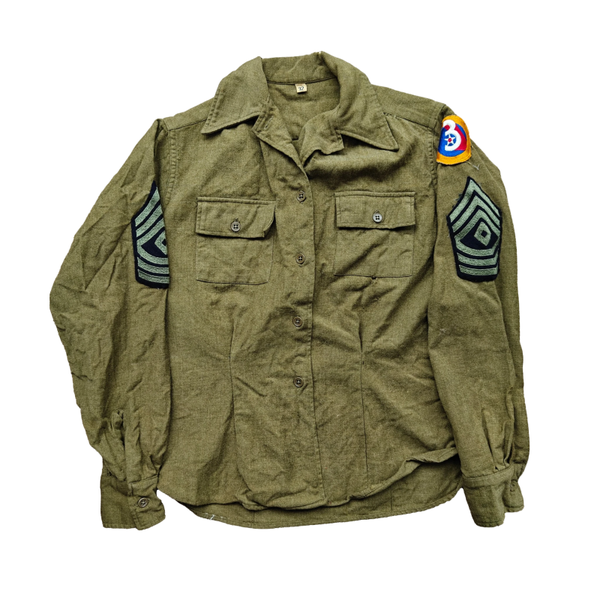 WWII US Women's Army Corps WAC Shirt 3rd Air Force