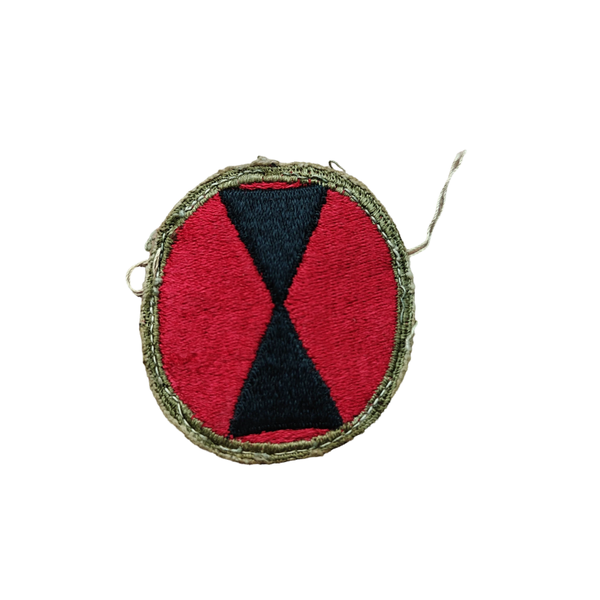WWII US 7th Infantry Division Patch Blackback