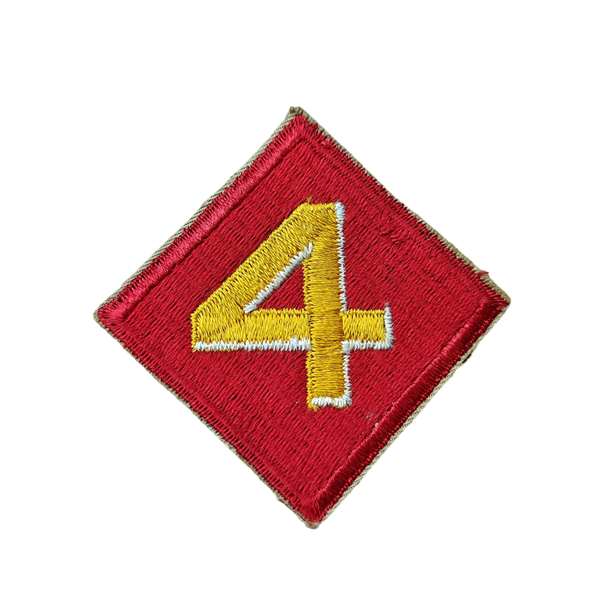WWII US 4th Marine Division Patch  1