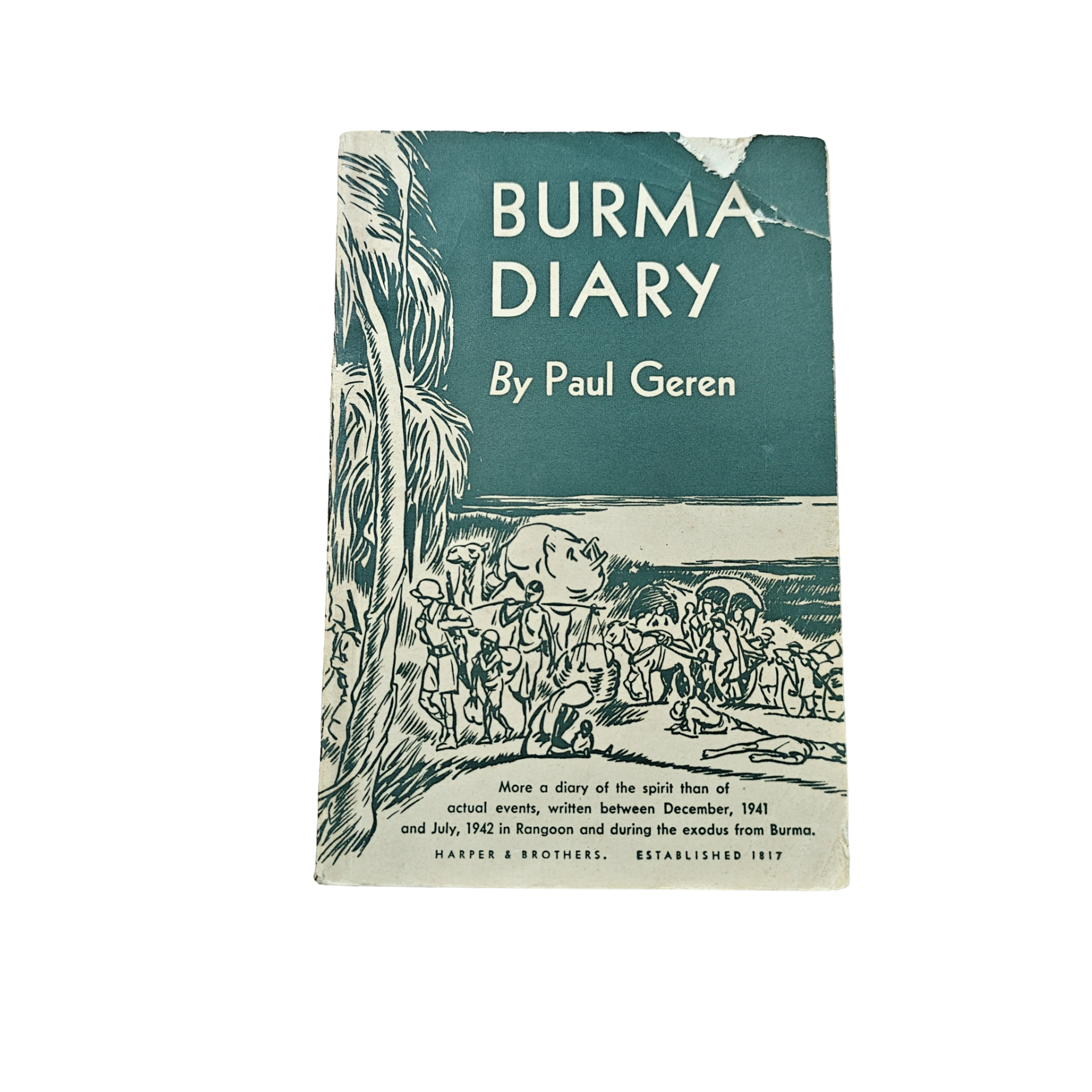WWII US Booklet Burma Diary