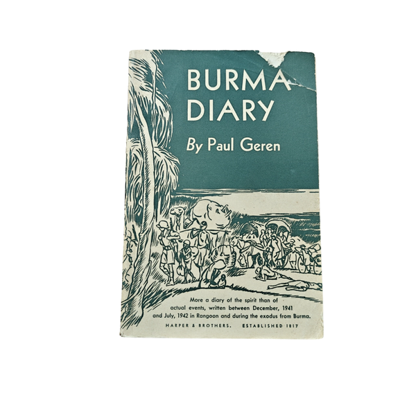 WWII US Booklet Burma Diary