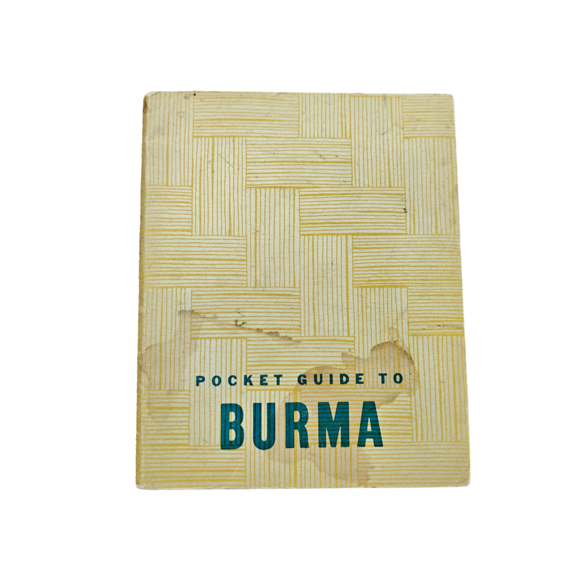 WWII US Booklet Guide To Burma