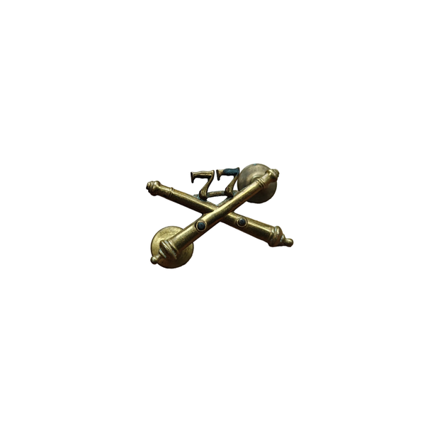 WWII US Collar Pin 77th Artillery Regiment