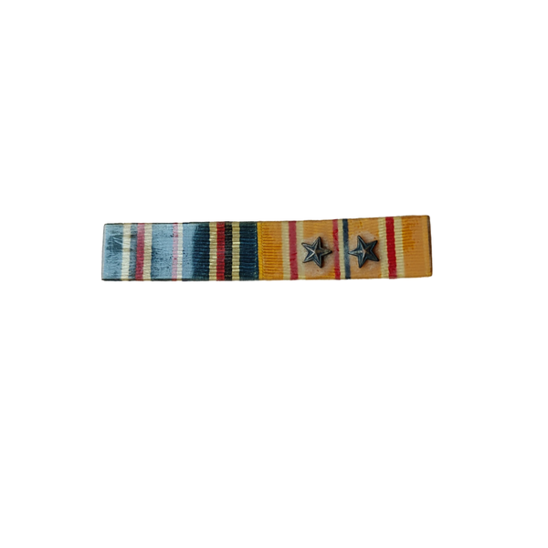 WWII US Ribbon Bar American Campaign, Asiatic Campaign Medal 1