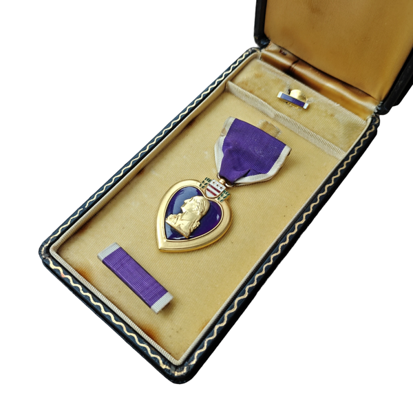 WWII US Purple Heart Medal With Box