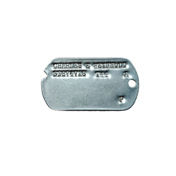 WWII US Dog Tag Weinhold
