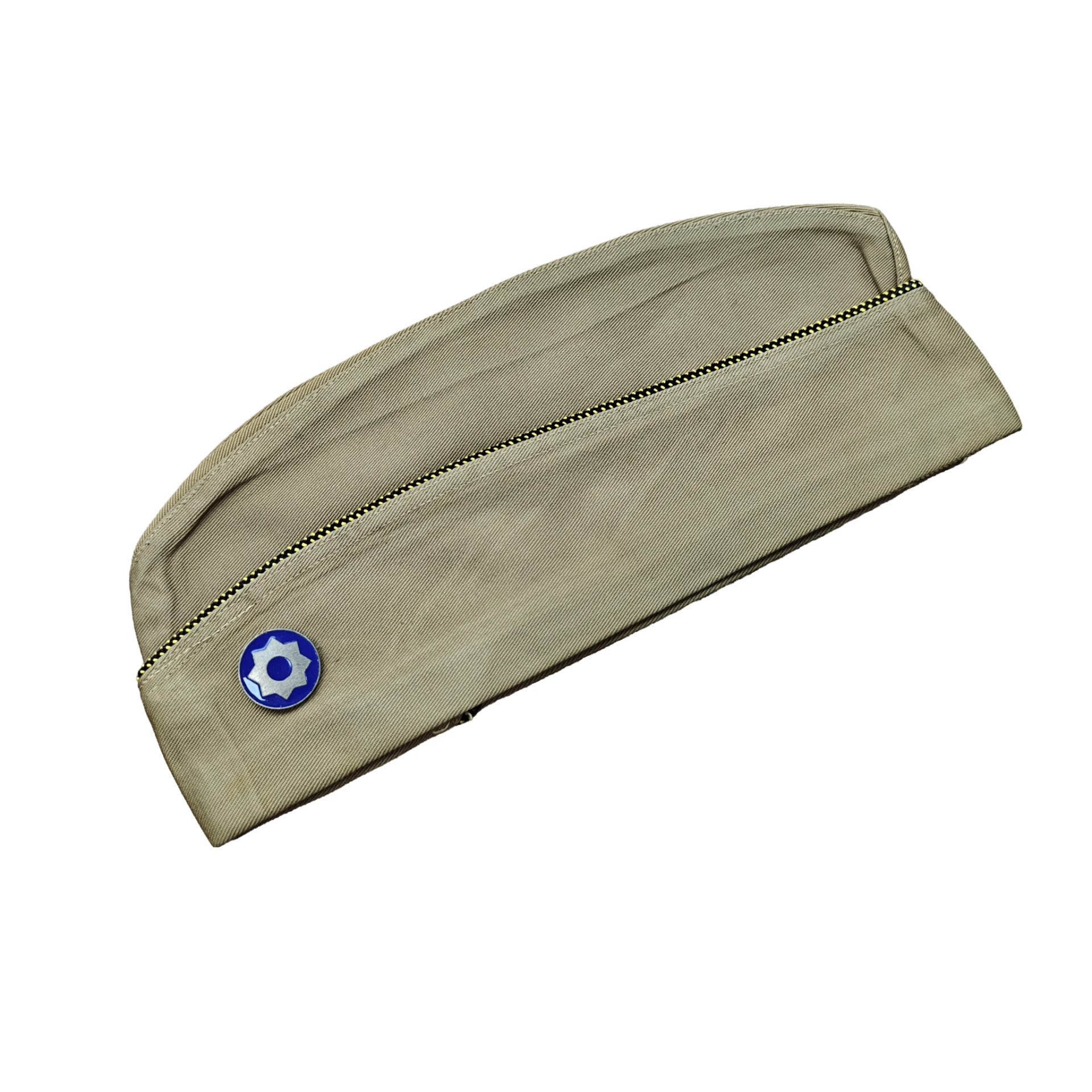 WWII US Garrison Cap Officer 8th Service Command