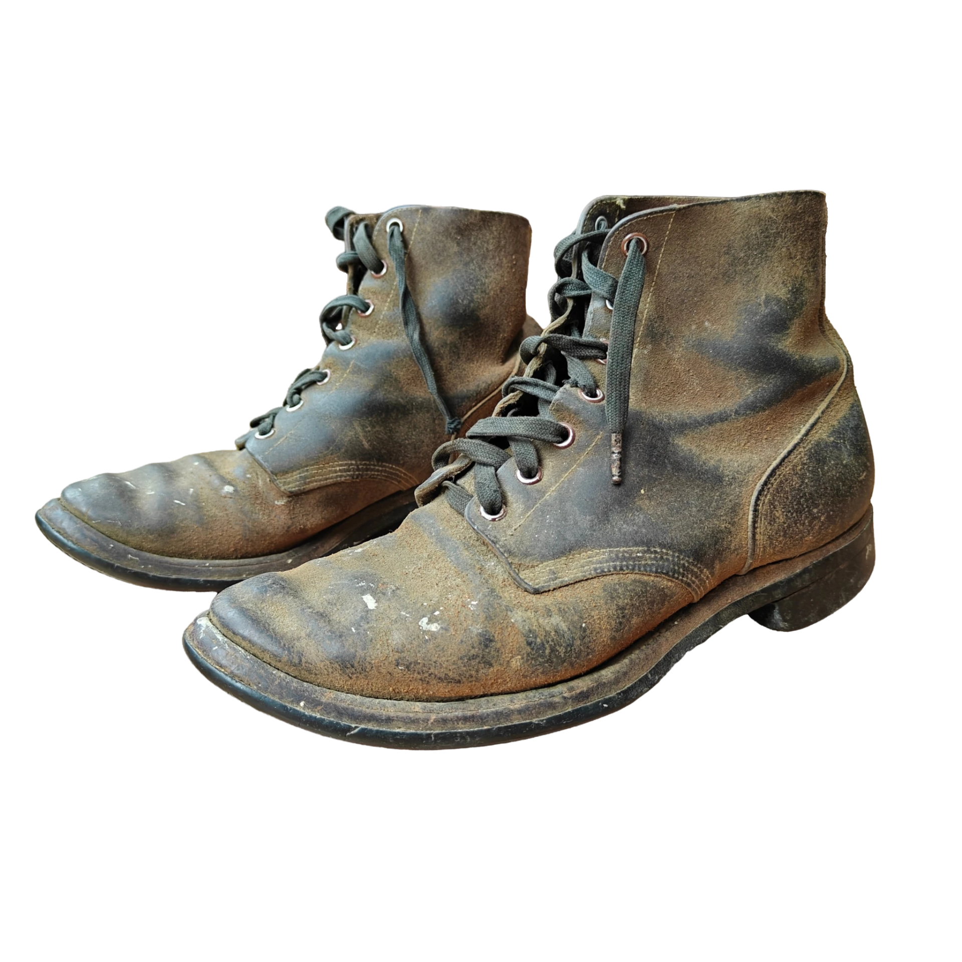 WWII US Rough Out Combat Shoes