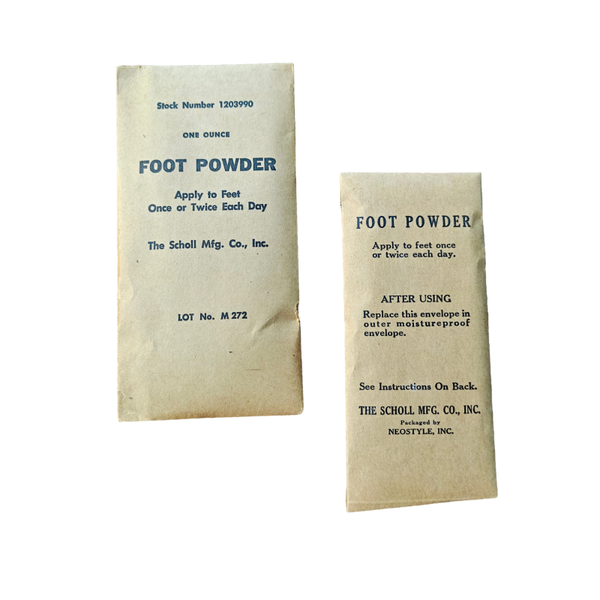 WWII US Foot Powder Packet