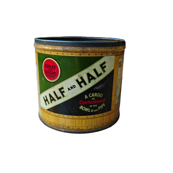 WWII US Tobacco Tin Half And Half