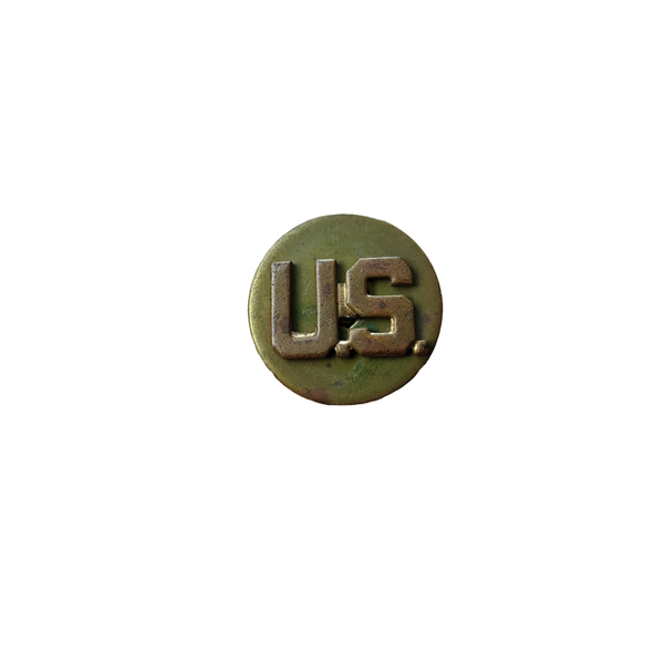 WWII US Collar Disc U.S. Screwback