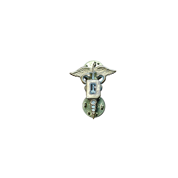 WWII US Collar Pin Dental Medic