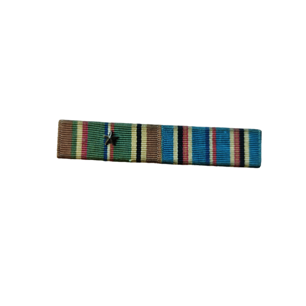 WWII US Ribbon Bar European/African Campaign, American Campaign Medal 1