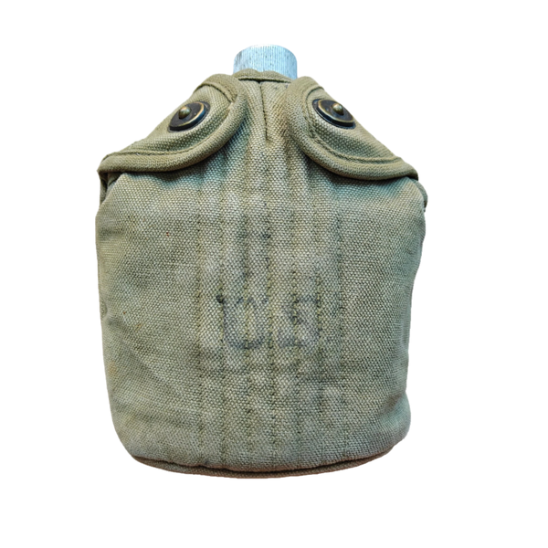 WWII US Canteen With Laundry Code