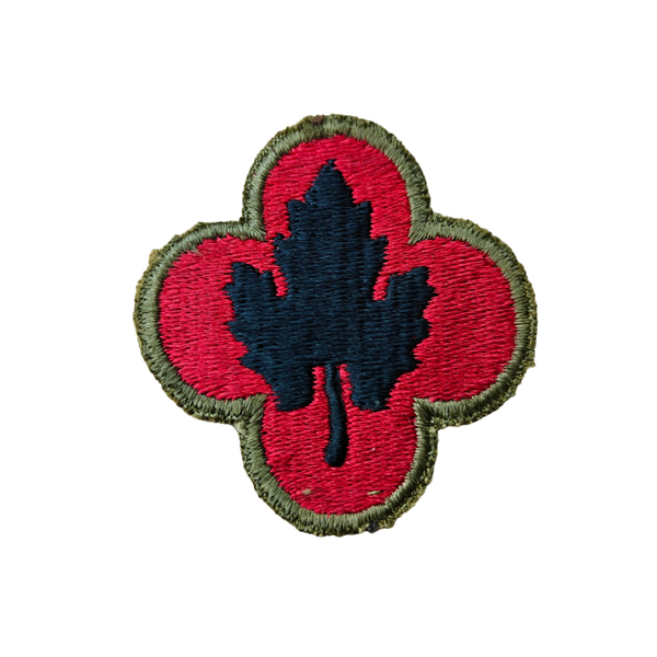 WWII US 43rd Infantry Division Patch Greenback