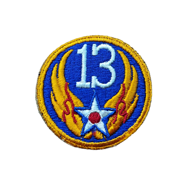 WWII USAAF 13th Air Force Patch Blueback