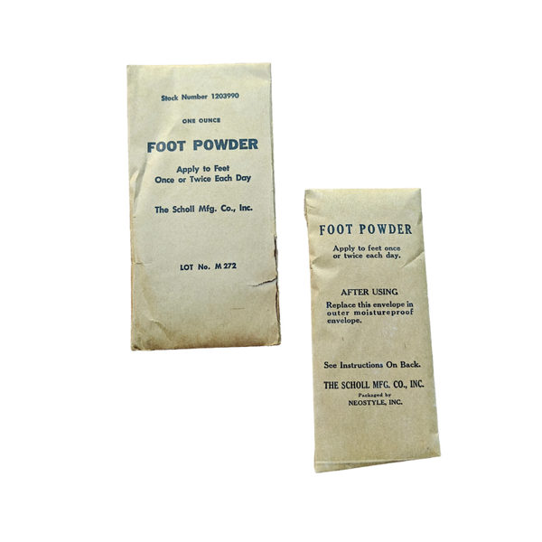 WWII US Foot Powder Packet