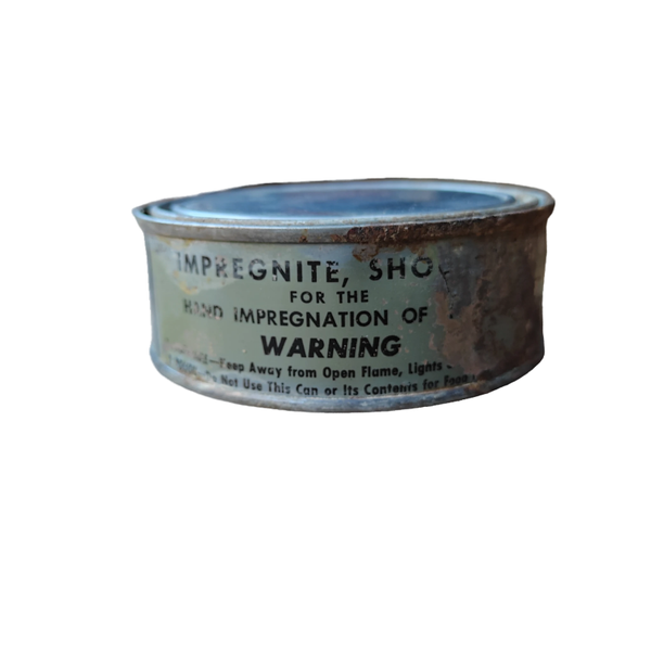 WWII US Shoe Impregnite Tin
