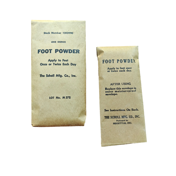 WWII US Foot Powder Packet