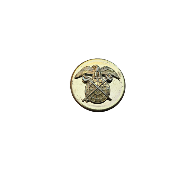 WWII US Collar Disc Quartermaster Screwback