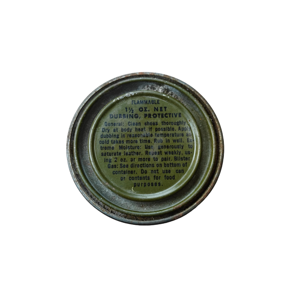 WWII US Shoe Dubbing Tin
