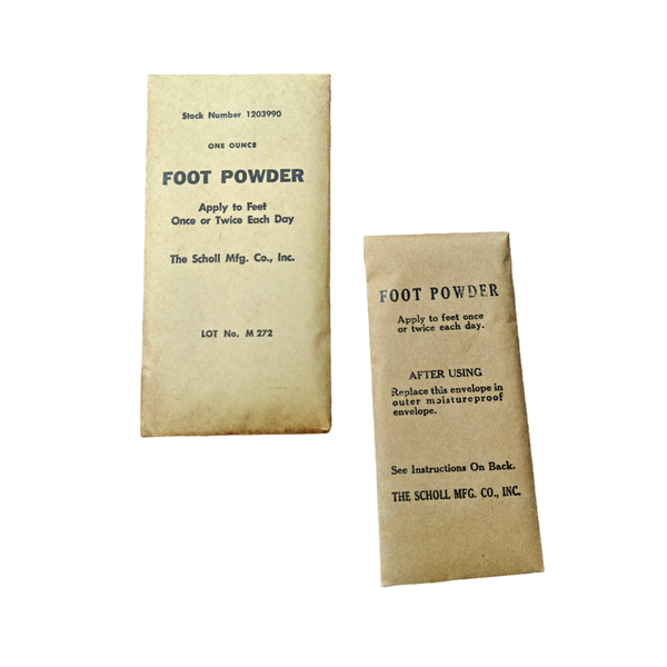 WWII US Foot Powder Packet