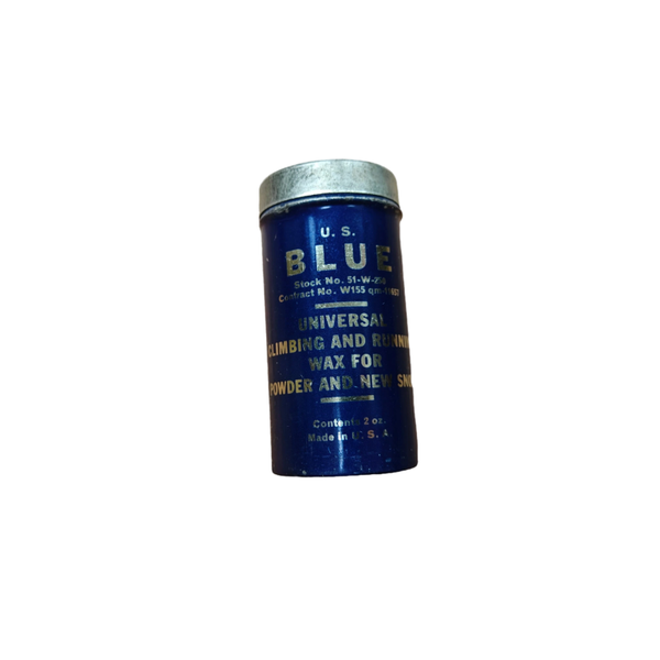 WWII US Blue Ski Wax Tin