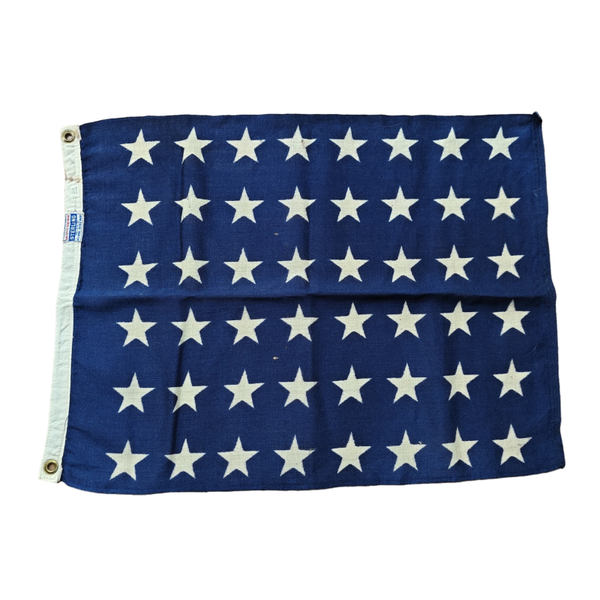 WWII US 48 Star Navy Jack Flag Rare