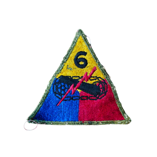 WWII US 6th Armored Division Patch