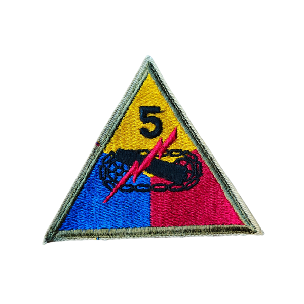 WWII US 5th Armored Division Patch