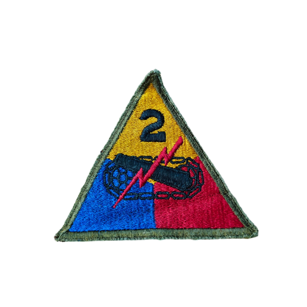 WWII US 2nd Armored Division Patch
