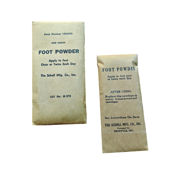 WWII US Foot Powder Packet