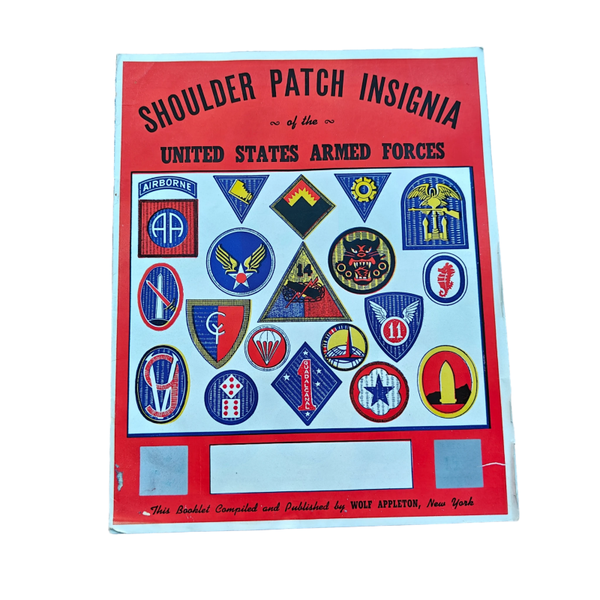 WWII US Booklet Shoulder Patch Insignia
