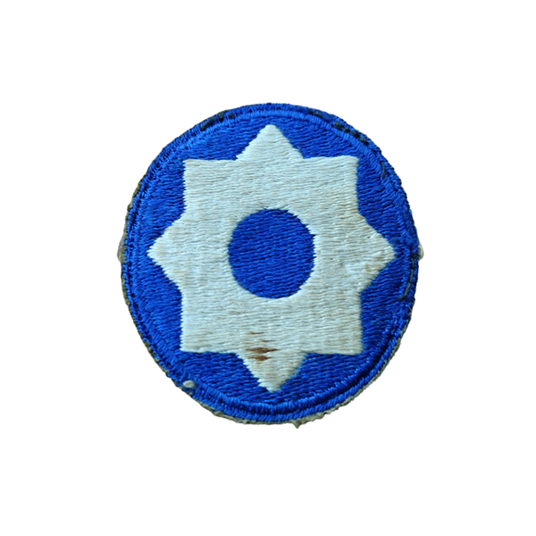 WWII US 8th Service Command Patch Greenback