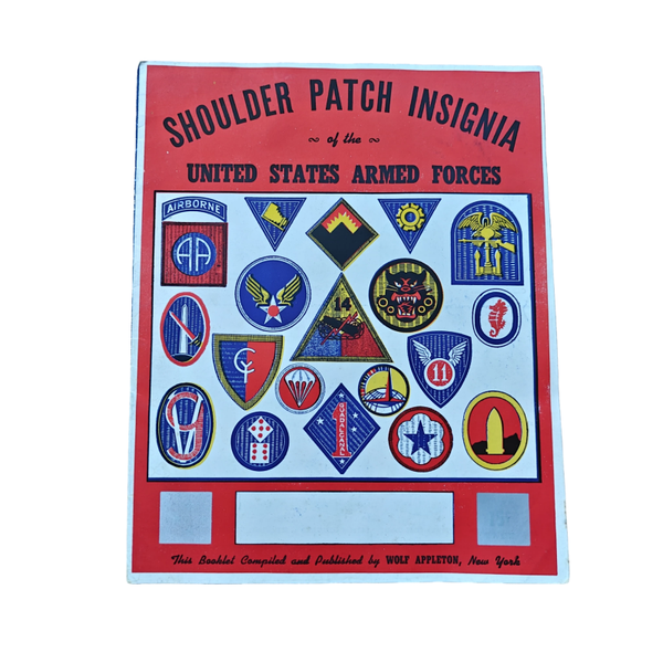 WWII US Booklet Shoulder Patch Insignia