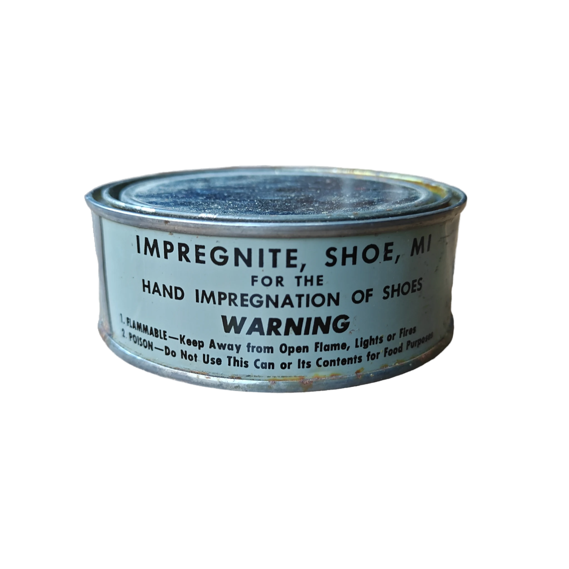 WWII US Shoe Impregnite Tin