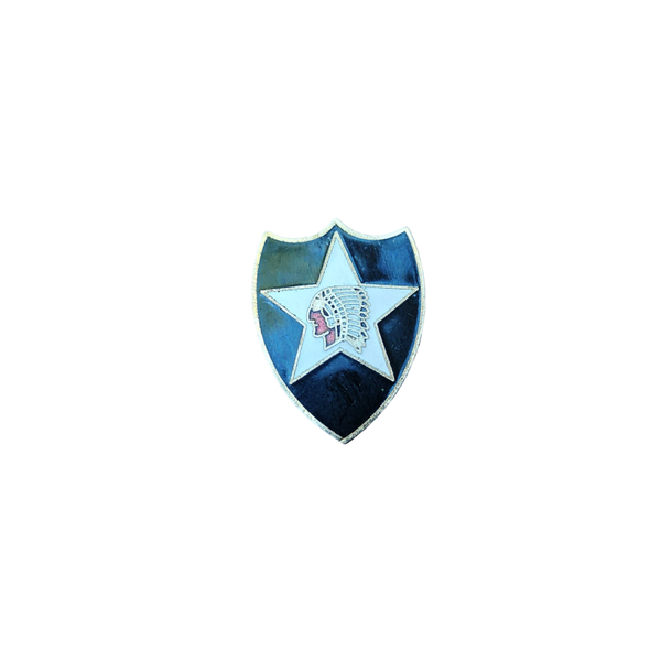 WWII US DUI Pin 2nd Infantry Division
