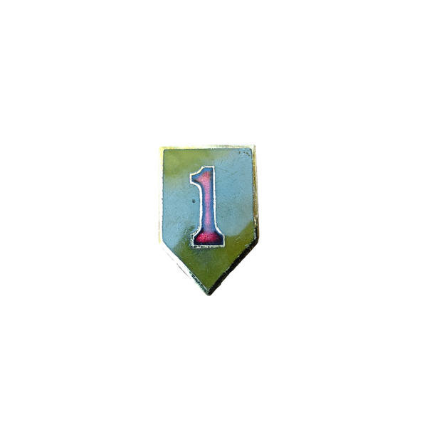 WWII US DUI Pin 1st Infantry Division
