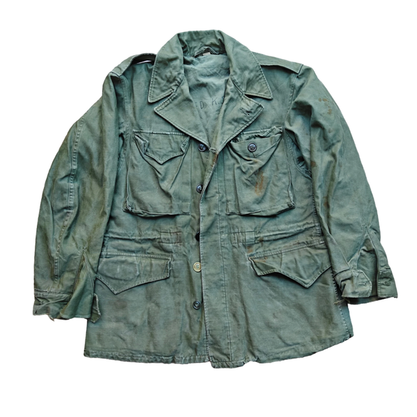 WWII US M43 Field Jacket Named