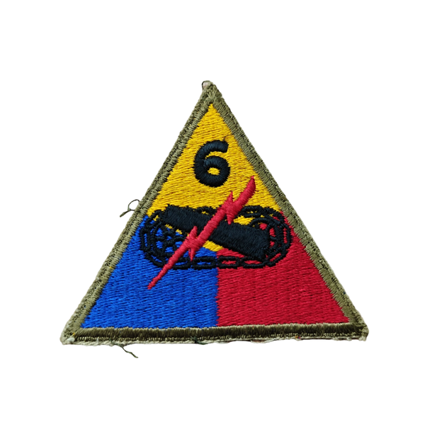WWII US 6th Armored Division Patch