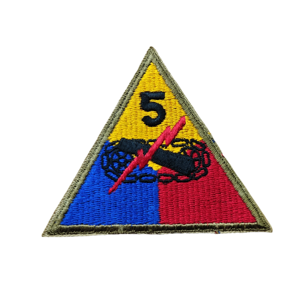 WWII US 5th Armored Division Patch