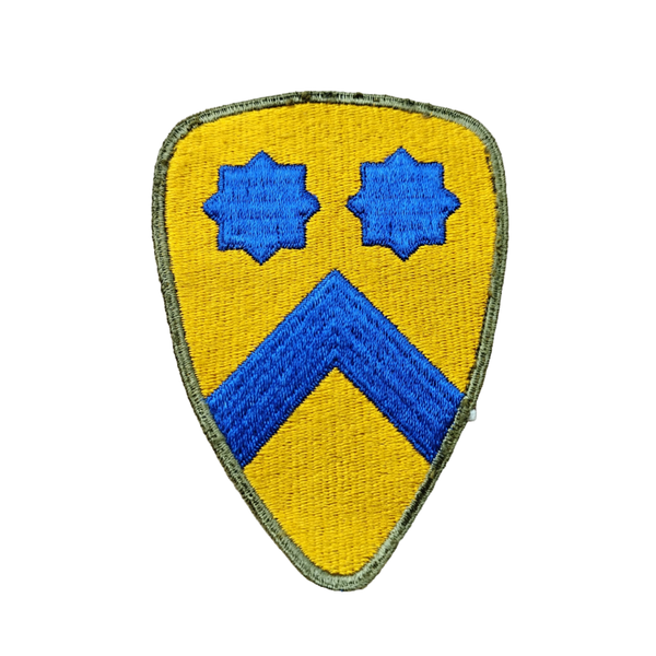 WWII US 2nd Cavalry Division Patch Greenback