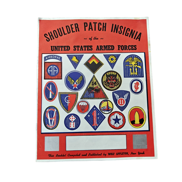 WWII US Booklet Shoulder Patch Insignia