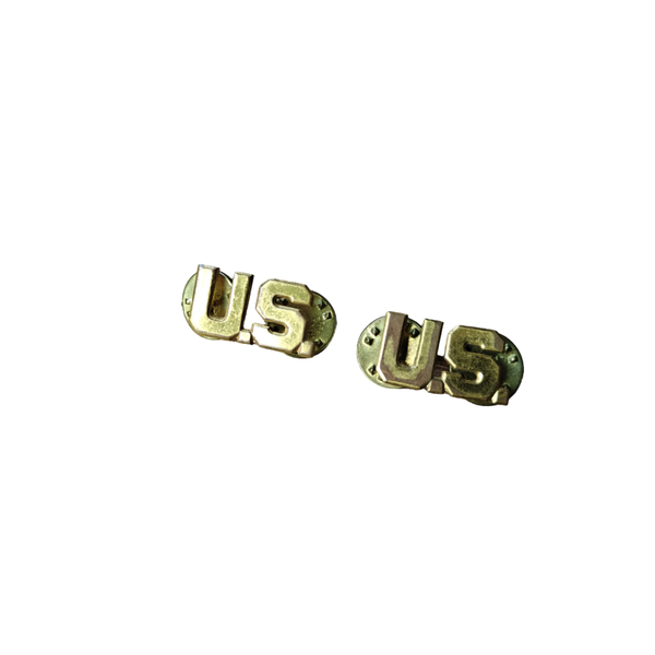 WWII US Collar Pin Set U.S.