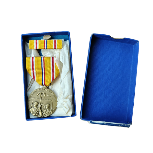 WWII US Asiatic/Pacific Campaign Medal In Box