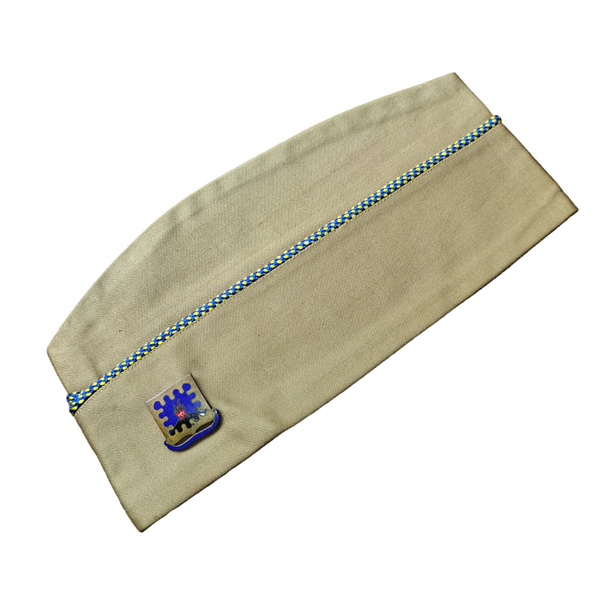 WWII US Garrison Cap 1st Chemical Battalion Named