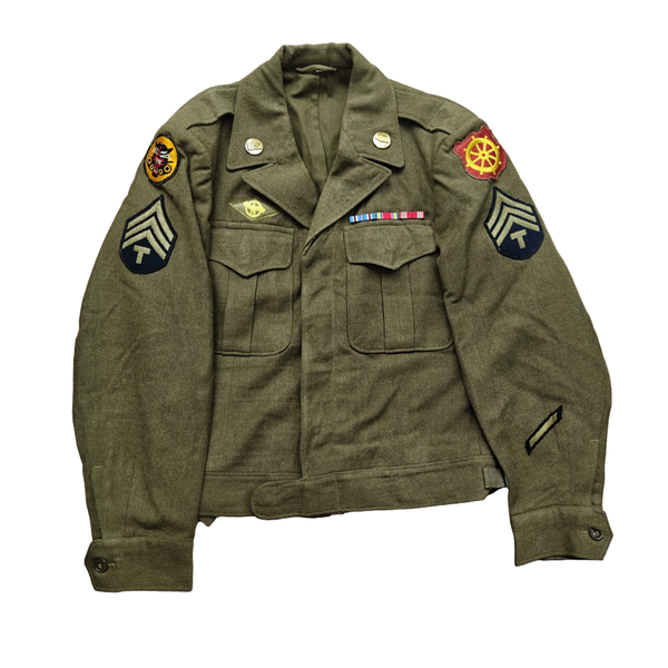 WWII US Ike Jacket Tank Destroyer Battalion